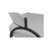 Meridian Furniture,Privet Linen Textured Fabric Dining Chair, Set of 2 - 4 of 4
