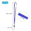 Unique Bargains Polyester Wear-resistant Lightweight Name Tag Neck Lanyards with Hook 20 Pcs - 2 of 4