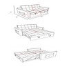 NicBex Couches for Living Room Pull-Out Sofa Bed Woven Polyester Fabric Upholstered Sleeper Sofa Couch with Solid Wood Frame, Gray - 4 of 4