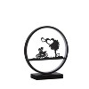 13" Novelty Round Metal Table Lamp (Includes LED Light Bulb) Black - Ore International: Acrylic, UL Listed, No Assembly Required - 3 of 4