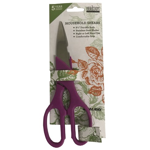 Nevlers Anvil Garden Shear Pruners - Stainless Steel Blades, Red : Target