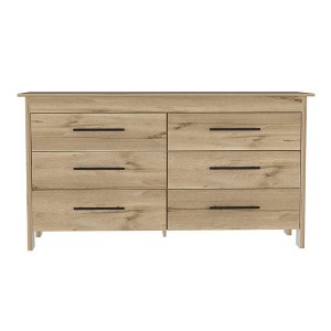 FM Furniture,Luxor 6 Drawer Double Dresser - 1 of 4