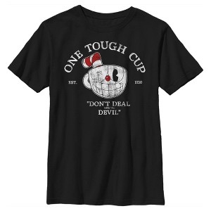 Boy's Cuphead Tough Cup Est. 1930 T-Shirt - 1 of 4