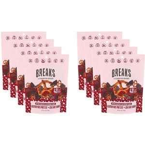 Scharffen Berger Breaks Oat Milk Chocolate with Coconut Sugar + Gluten Free Pretzel and Sea Salt Bark - Case of 8 - 4.5 oz - 1 of 2