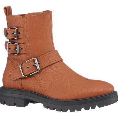 Gc Shoes Kingsburg Strappy Buckle Detail Lug Sole Ankle Boots
