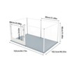 Artloge 6-10 Panels Large Heavy Duty Acrylic Dog Playpen Puppy Fence Safest Pet Enclosure Fertility Cage with Aviation Aluminum Frame & Waterproof Pad - 3 of 4