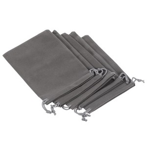 Unique Bargains Gym Sports Outdoor Traveling Microfiber Drawstring Bag 10 Pcs - 1 of 3