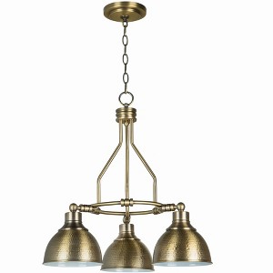 Craftmade Lighting Timarron 3 - Light Chandelier in  Legacy Brass - 1 of 1
