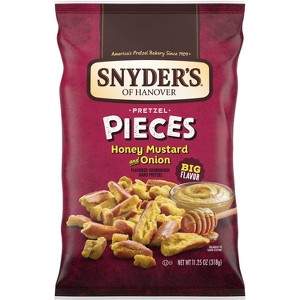 Snyder's of Hanover Pretzel Pieces Honey Mustard and Onion - 11.25oz - 1 of 4