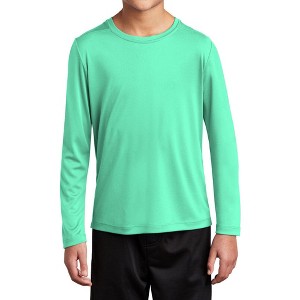 Mafoose Youth PosiCharge Casual Posi-UV Pro Moisture-Wicking Long Sleeve T-shirt - 1 of 4