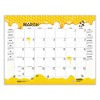 Recycled Honeycomb Desk Pad Calendar, Honeycomb Artwork, 22 x 17, White/Multicolor Sheets, 12-Month (Jan to Dec): 2025 - 4 of 4