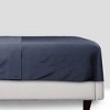 Pure 100% Cotton 400 Thread Count Flat Bed Sheet |Top Sheet Only| Sateen Weave Bedsheet by California Design Den - 4 of 4