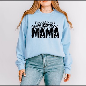 Simply Sage Market Mama Topped With Flowers Sweatshirt - 1 of 4