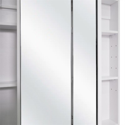 Cyprus 24-Inch White Wood Medicine Cabinet with Mirror