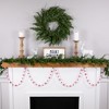 Northlight 9' Red and White Peppermint Candy Beaded Christmas Garland, Unlit - 3 of 4