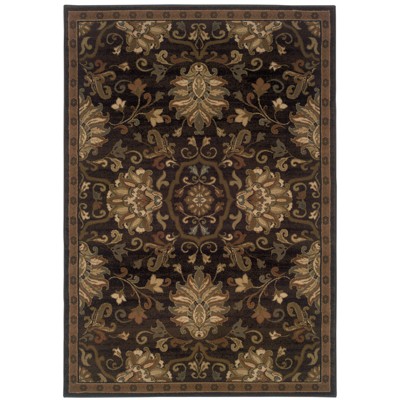 Oriental Weavers Hudson 042G1 Brown/ Beige Indoor Area Rug - 1'10" x 3'3"
