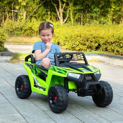 Sevobal Toy Vehicles kids Ride On Mini, Car with Front Horn, Single Seat with a Safety Belt, Forward Reverse Function, Green, 22.83"*37.4"*22.05"