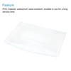 Unique Bargains A5 Size PVC Waterproof Home Office Travel Zip Envelope File Bags 10 Pcs - 3 of 3