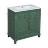 JUJABU 30'' Bathroom Vanity with Ceramic Sink with Solid Wood Frame and Soft Closing Doors - 2 of 4