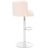 Zayna Adjustable Barstool - SFV4709 - Light Pink - Safavieh Couture - 4 of 4