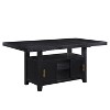 7pc Yves Counter Height Dining Set with Storage Rubbed Charcoal - Steve Silver Co. - image 4 of 4