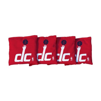 NBA Washington Wizards Corn-Filled Cornhole Bags Red - 4pk