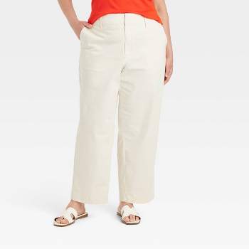 Women's High-Rise Straight Ankle Chino Pants - A New Day™