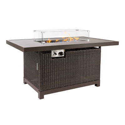 Kinger Home 52-inch Propane Fire Pit Table, 50,000 Btu Csa Certified ...