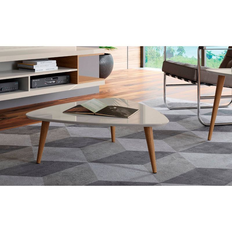 11.81" Utopia High Triangle Coffee Table with Splayed Legs - Manhattan Comfort, 3 of 7