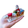 Polar Bear Santa Sleigh Glass Christmas Ornament, Exquisite Handblown Tree Decor| OrnamentallyYou - image 4 of 4