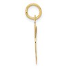 Black Bow Jewelry 14k Yellow Gold, Ella Collection Medium Fancy Script Initial L Pendant - 2 of 4