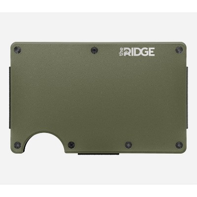 Ridge One Size Ridge Wallet - Matte Olive Aluminum Wallet 28 Matte Olive 1