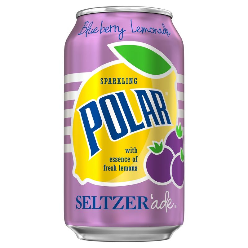Polar Seltzerade Blueberry Lemonade - 8pk/12 fl oz Cans, 3 of 7