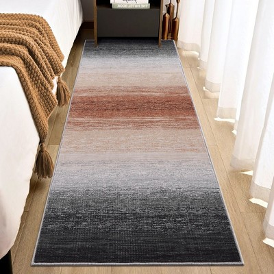 Modern Washable Rugs Ombre Abstract Rug for Living Room Bedroom