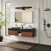 C Cattleya Modern Black Aluminum LED Vanity Light with Frosted Acrylic Shade - 4 of 4