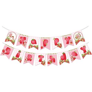 Treasures Gifted Strawberry Shortcake Birthday Banner - Strawberry Shortcake Party Supplies - 1 of 4