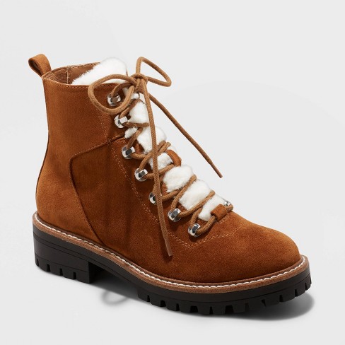 Womens brown 2025 boots target