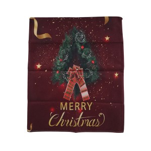 Unique Bargains Dining Chair Slipcovers Linen Red 22.83"x19.29" 1Pcs - 1 of 4