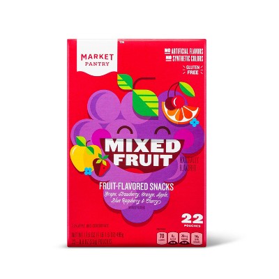 Mixed Fruit Flavored Fruit Snacks - 22ct - Market Pantry™