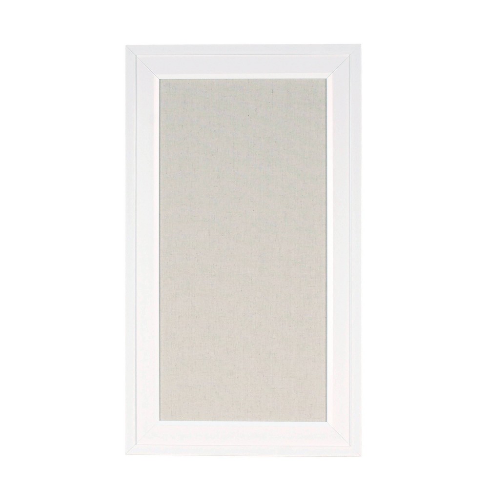 Photos - Dry Erase Board / Flipchart 13.5" x 23.5" Bosc Pinboard Gray - DesignOvation