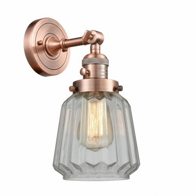 Chatham - 1 Light Wall Sconce In Art Deco Style-12 Inches Tall and 7 Inches Wide