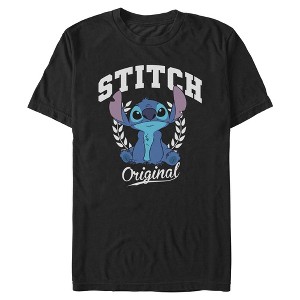 Lilo & Stitch Mens Back-To-School Original Collegiate Stitch Short