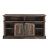 Media Console Table with Storage Cabinet, Mid Century style Entertainment TV Table, Multipurpose Sliding Door TV Cabinet Large Storage Space - 4 of 4
