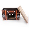 Allforpaws 2-tier Cat Scratcher, Vintage Design Hideaway Cat Scratcher Included Catnip - 3 of 4