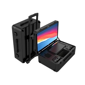 POGA SLY Xbox Series X Premium Portable Console Travel Case included Trolley and 24'' AOC Gaming Monitor, Black - 1 of 4