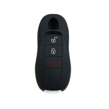Unique Bargains Car Replacement Key Fob Shell Case Iyz 3312 For Mercedes- benz 4 Key Button Black 1pc : Target