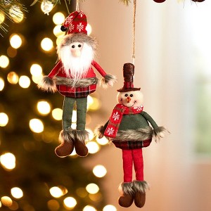 The Lakeside Collection Ready for Winter Woodsy Figure or Set of 2 Ornaments - 1 of 4