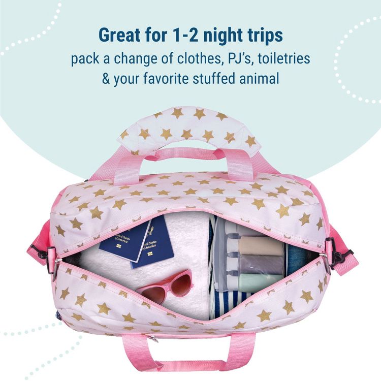 Wildkin Overnighter Duffel Bag for Kids, 6 of 7