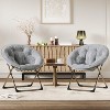 Acekool Faux Fur Lounge Chair - 4 of 4