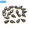 Unique Bargains Glass Craft Embellishments Flat Back Four Claws Teardrop Gems 20 Pcs - 3 of 4
